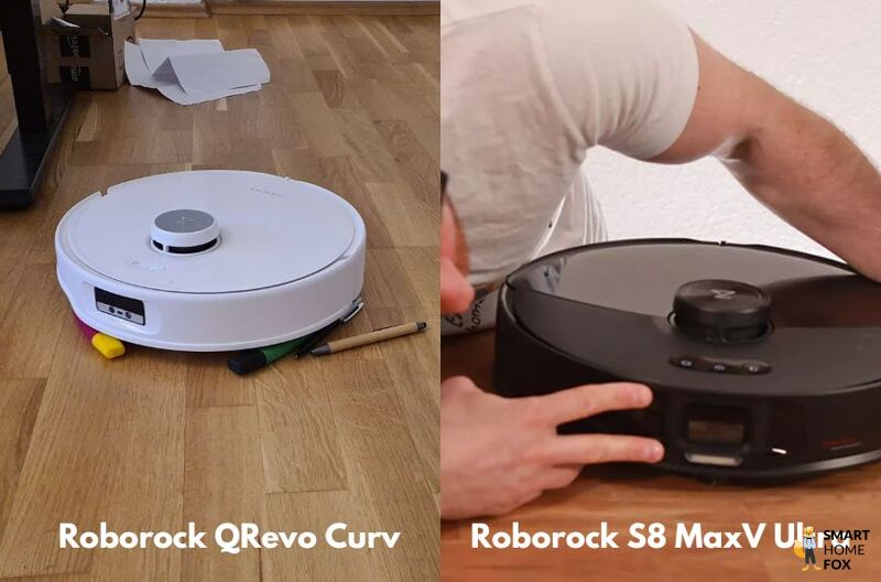 Die Objekterkennungstechnologien des Roborock S8 MaxV Ultra und des Qrevo Curv werden miteinander verglichen.